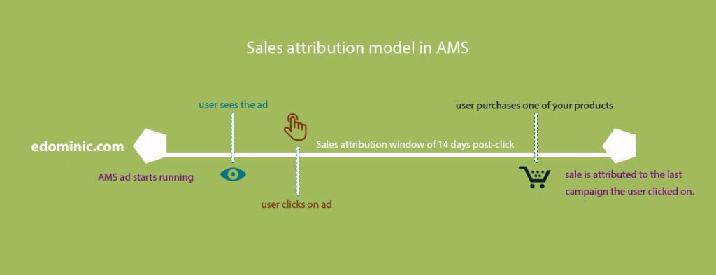 Image of Sales attribution model in AMS AmazonPPC